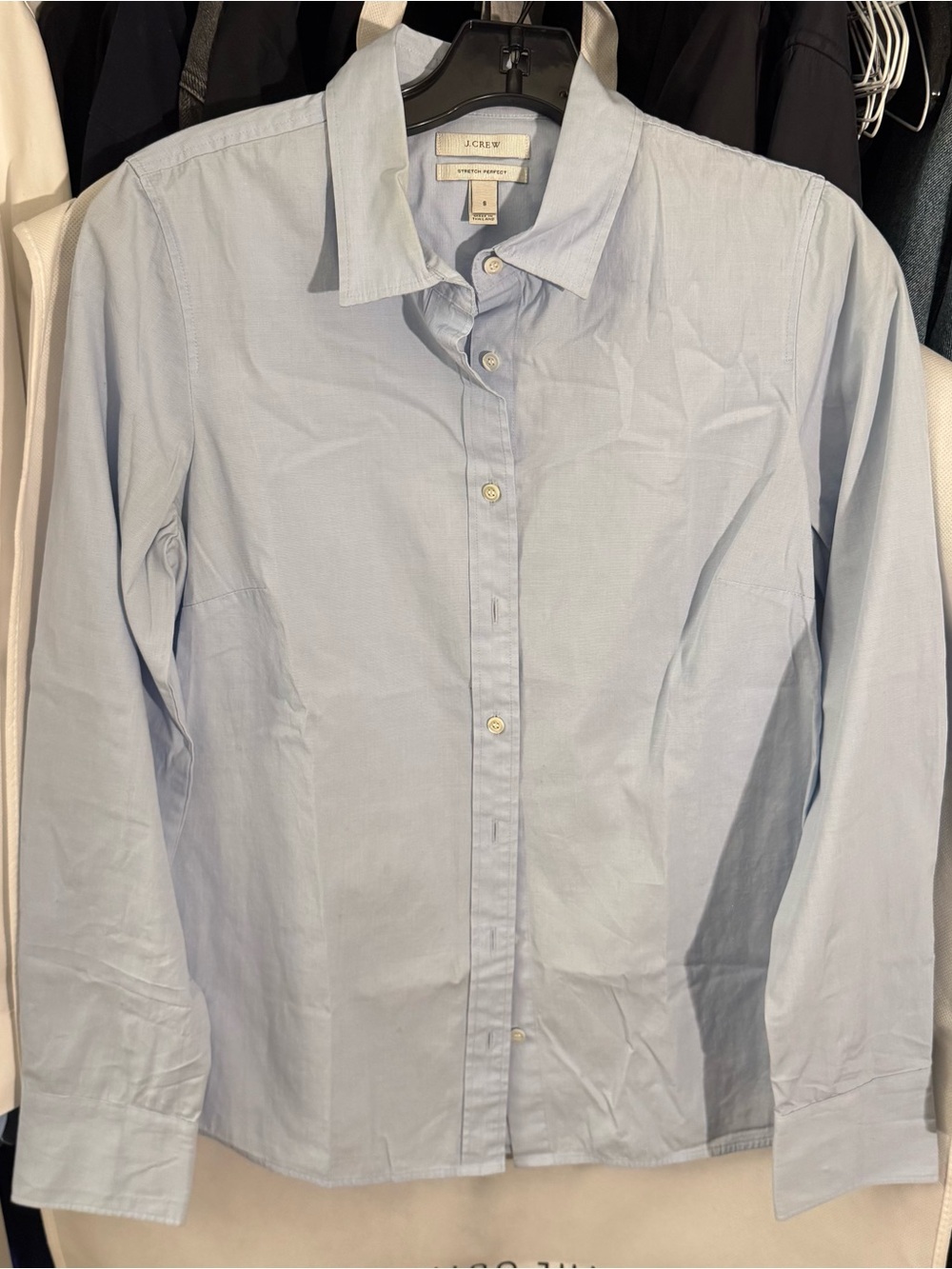 J. Crew Light Blue Women's Button-Down Shirt
